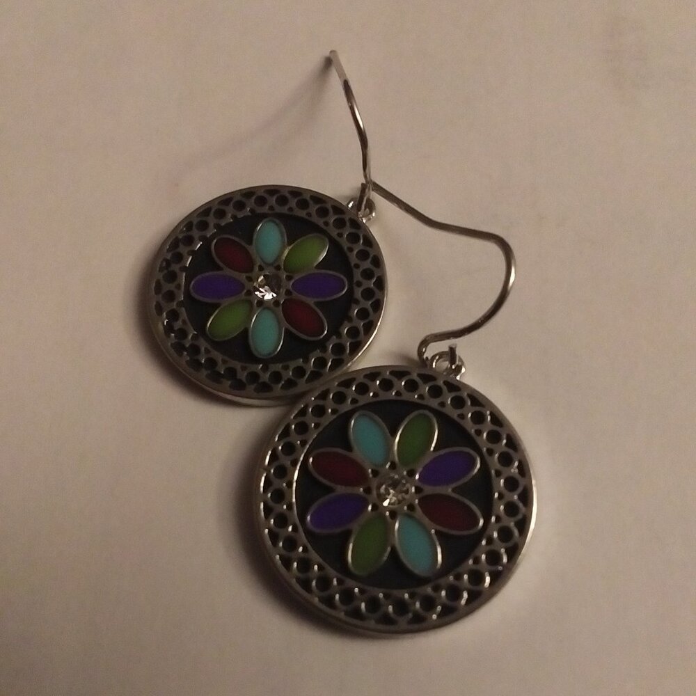 Floral earrings